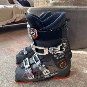Dalbello Black Ski Boots with Orange Accents